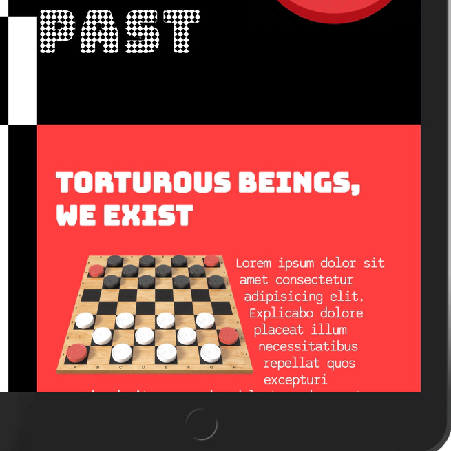 Red-Checkered Page Theme