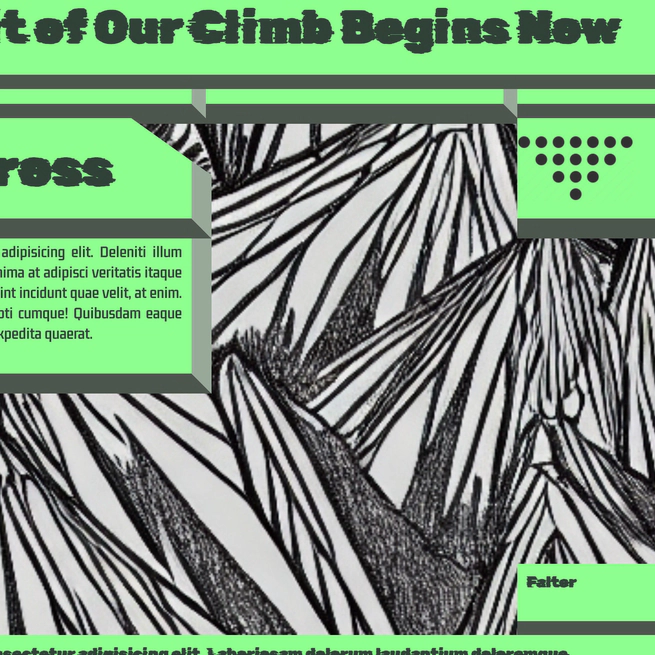 LimeKey Mountain Poster Theme